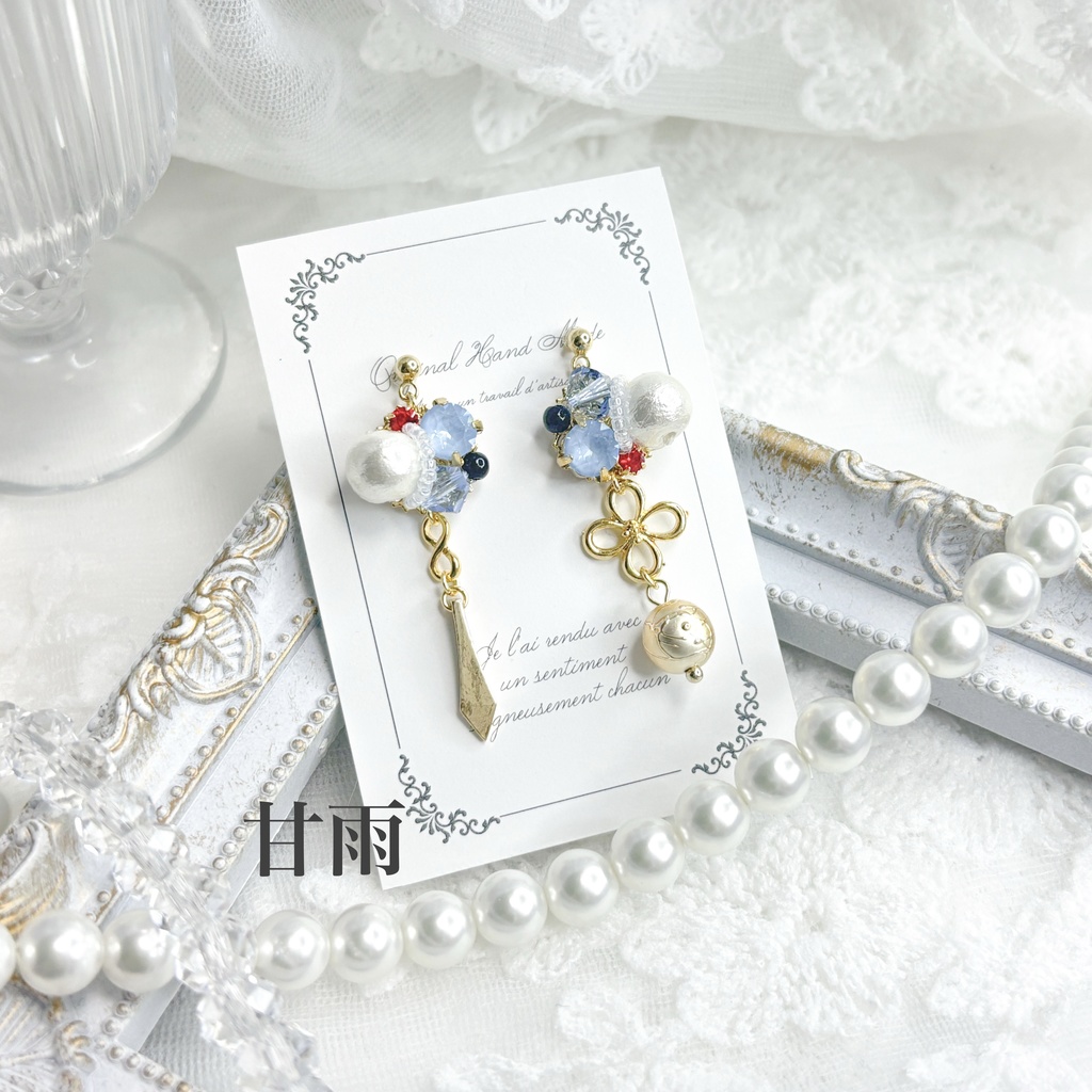 【原神】ビジューピアス/イヤリング【璃月】