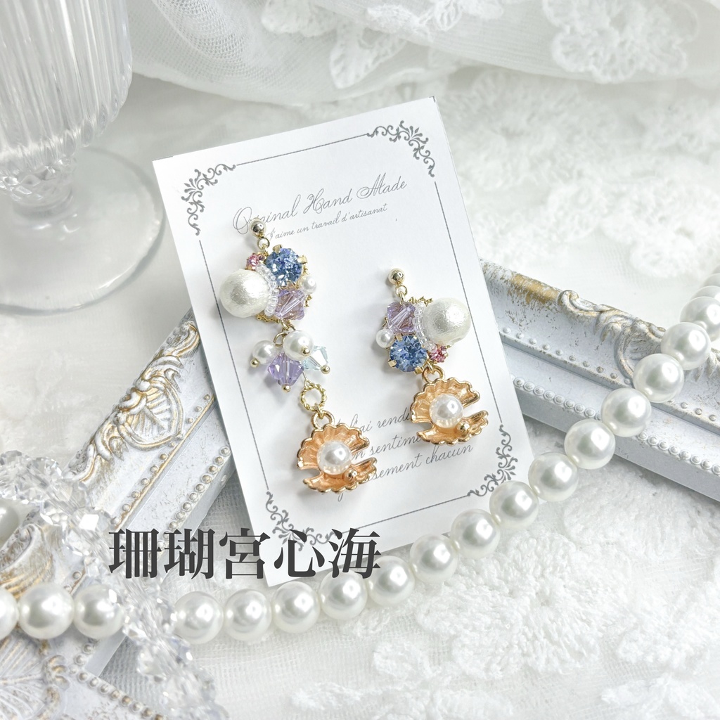 【原神】ビジューピアス/イヤリング【稲妻】