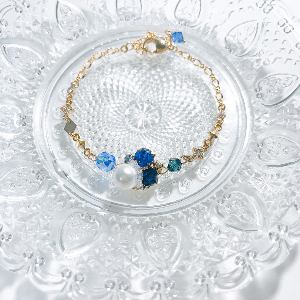 【 原神 】キャラクターカラービジューブレスレット