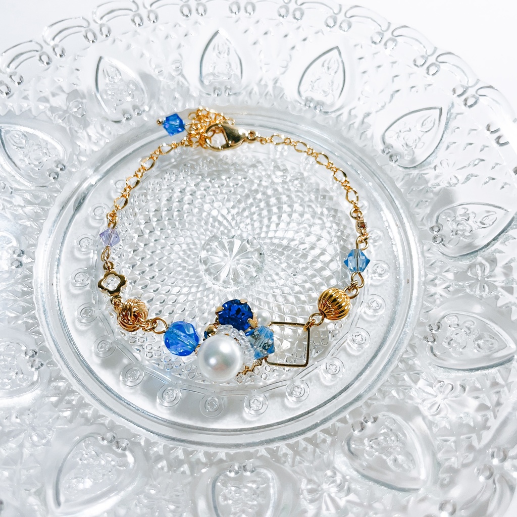 【 原神 】キャラクターカラービジューブレスレット