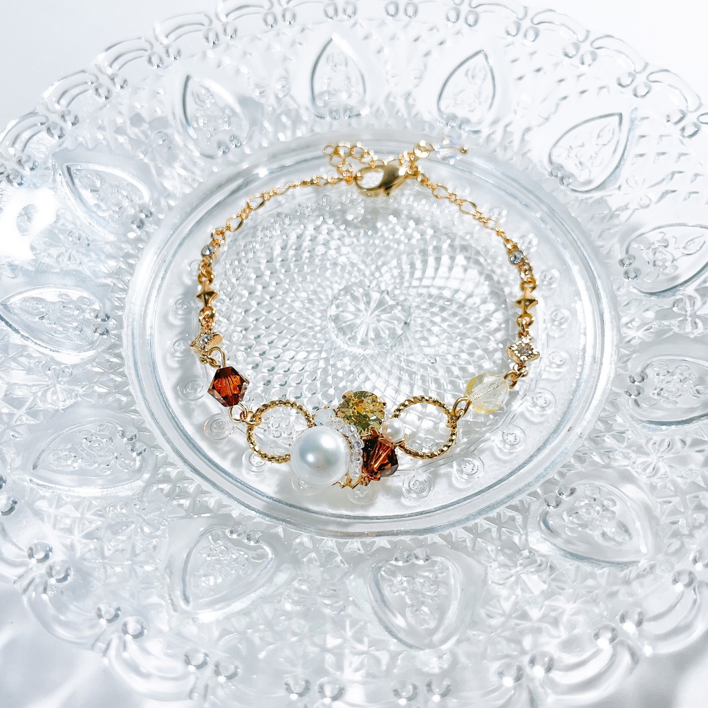 【 原神 】キャラクターカラービジューブレスレット