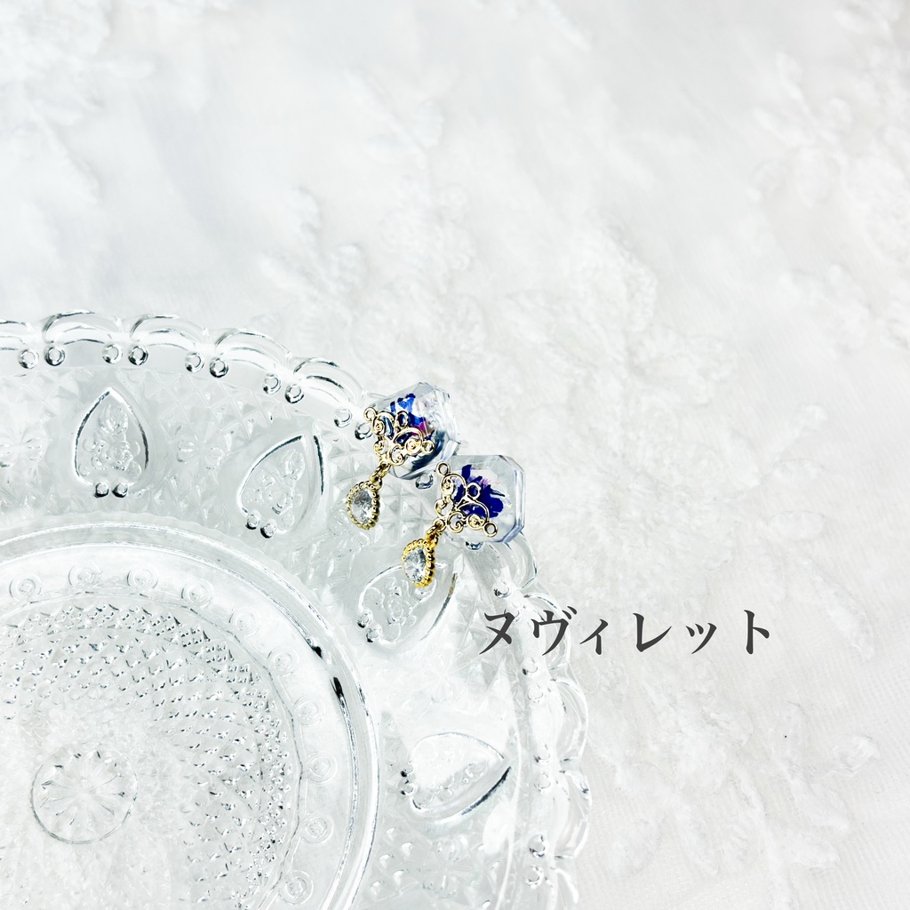 【原神】片耳レジンポストピアス