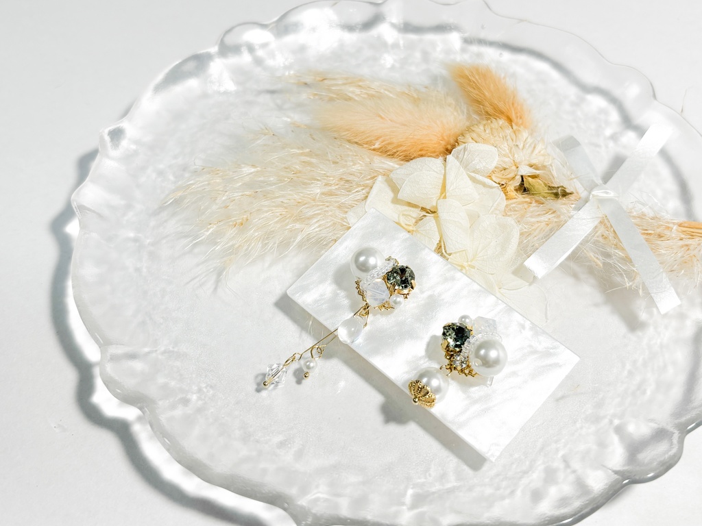 【刀剣乱舞】刀剣男士イメージ アシメビジューイヤリング/ピアス