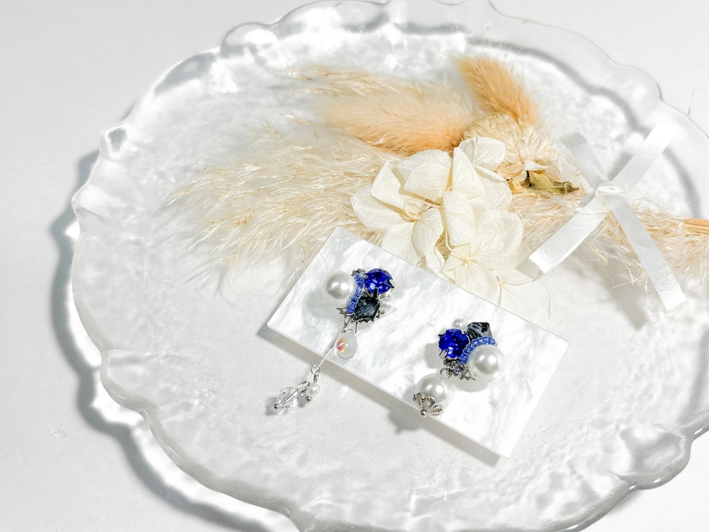 【刀剣乱舞】刀剣男士イメージ アシメビジューイヤリング/ピアス