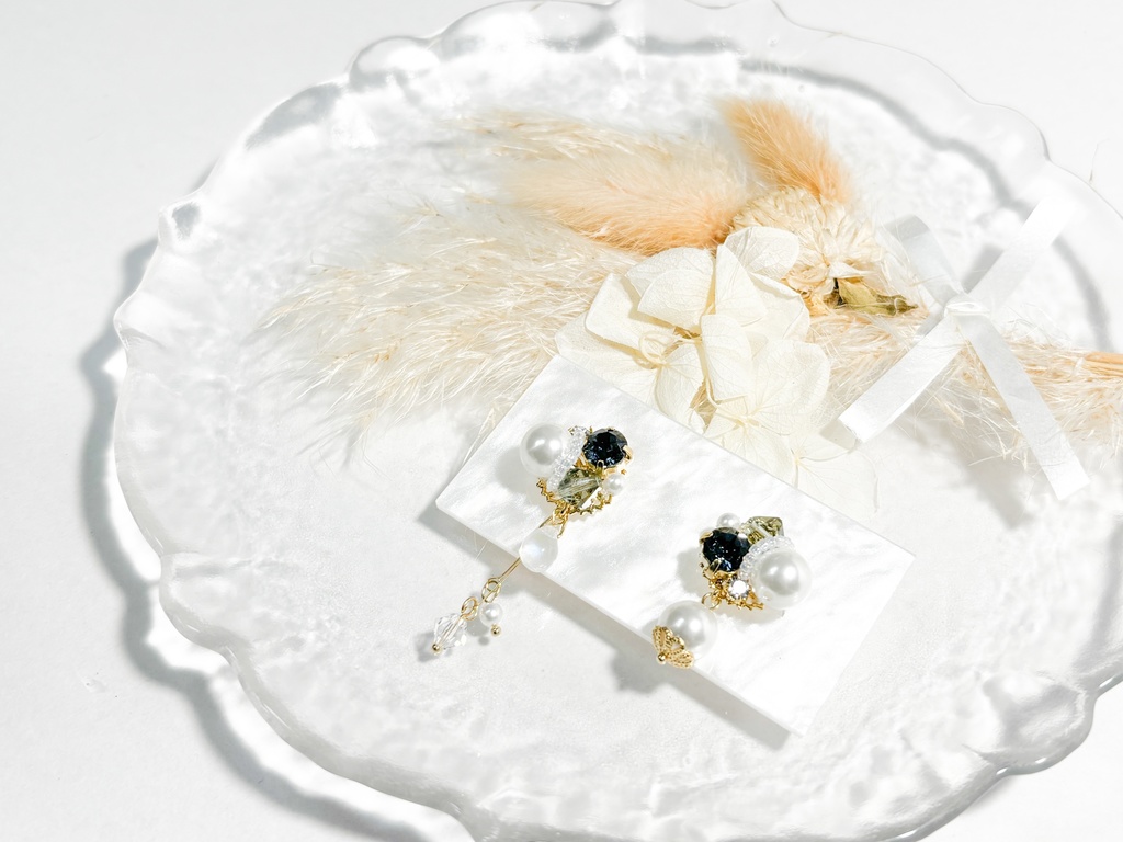 【刀剣乱舞】刀剣男士イメージ アシメビジューイヤリング/ピアス