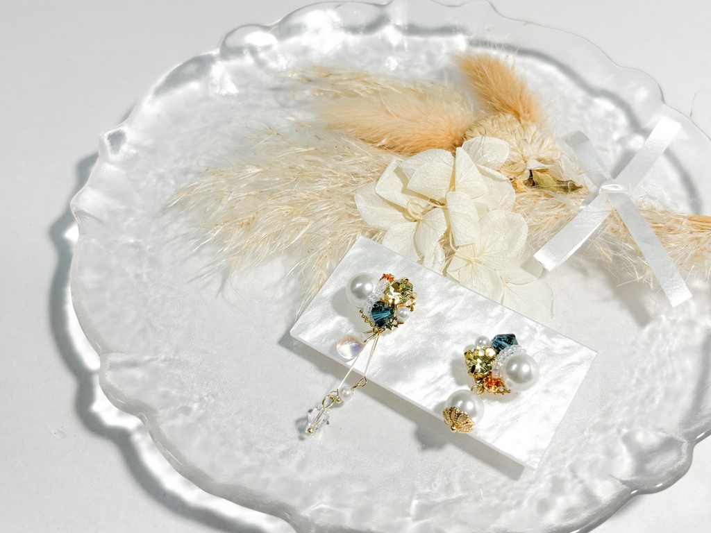 【刀剣乱舞】刀剣男士イメージ アシメビジューイヤリング/ピアス