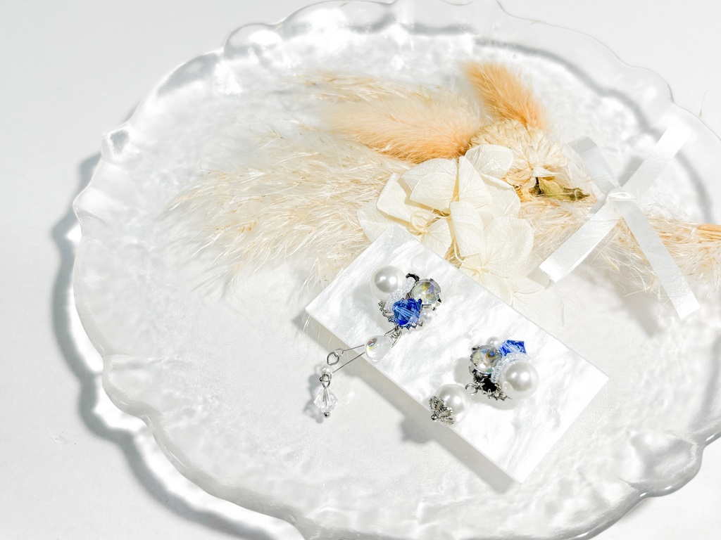 【刀剣乱舞】刀剣男士イメージ アシメビジューイヤリング/ピアス