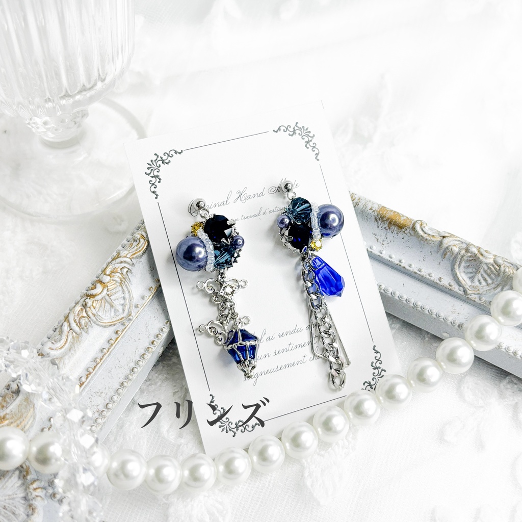 【原神】ビジューイヤリング/ピアス 【ナドクライ】