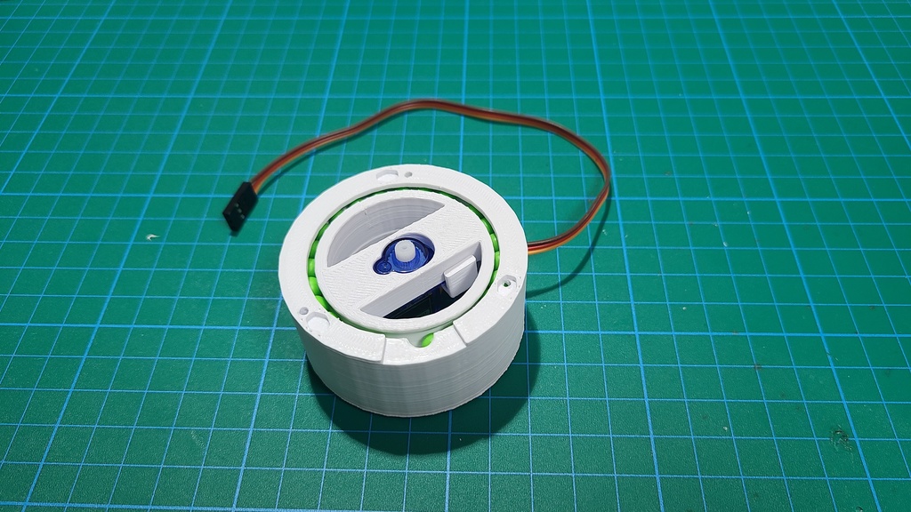 SG90用 ボールベアリングインサーボモーターケース STLデータ