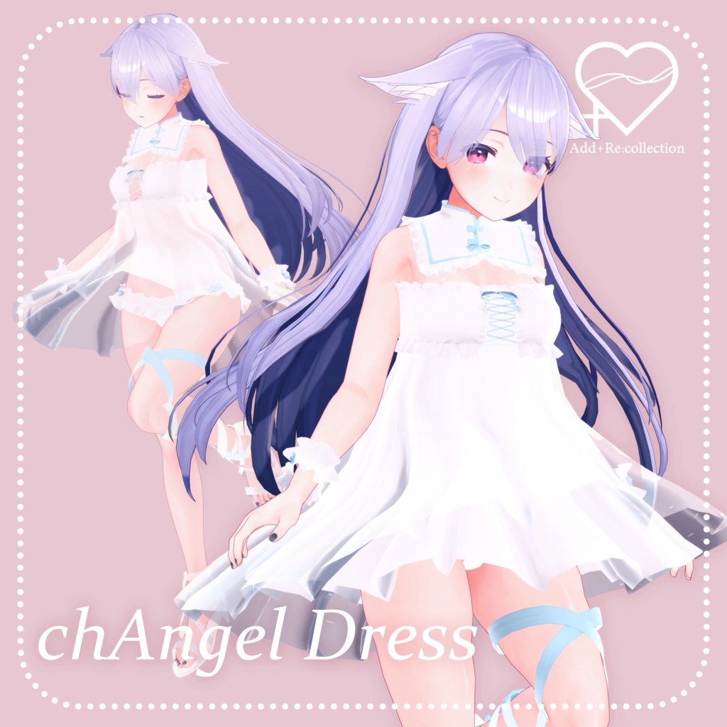 chAngel dress♡桔梗/ルルリア/舞夜/こまどアバター(旧)/セレスティア/リーファ/透羽/ルシフェ対応