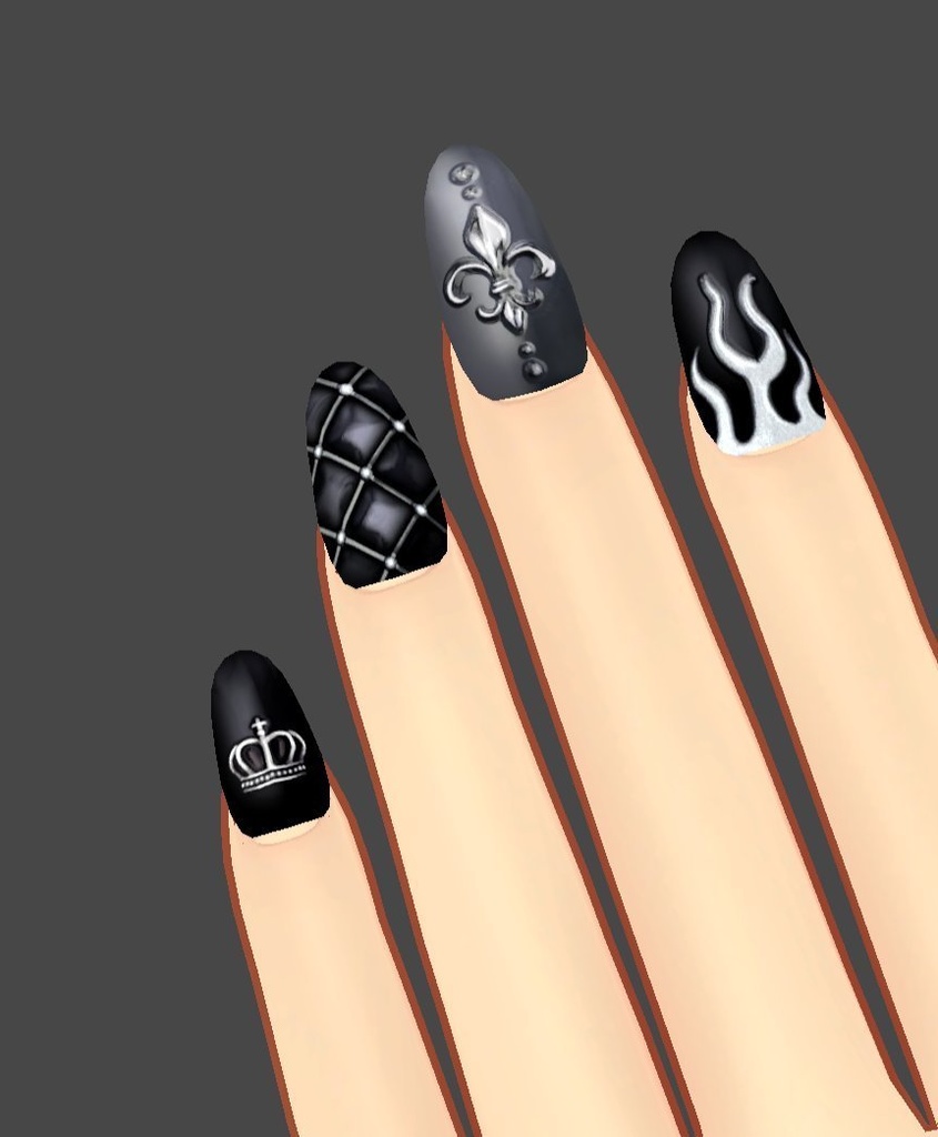 chrome nail♡MDollnail/碼希対応