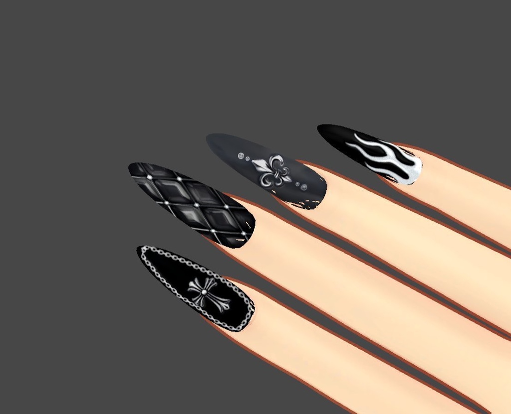 chrome nail♡MDollnail/碼希対応