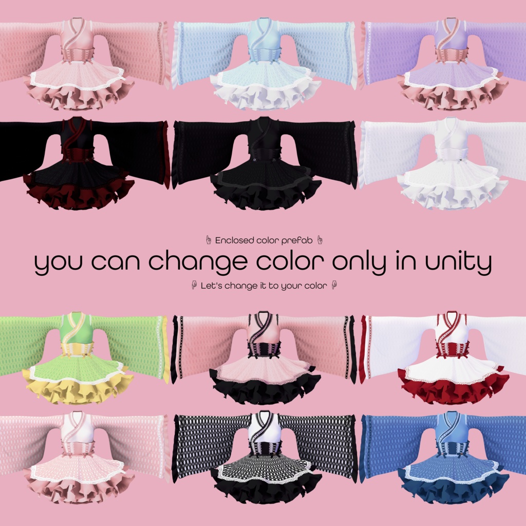 舞夜対応浴衣♡Eccentric yukata