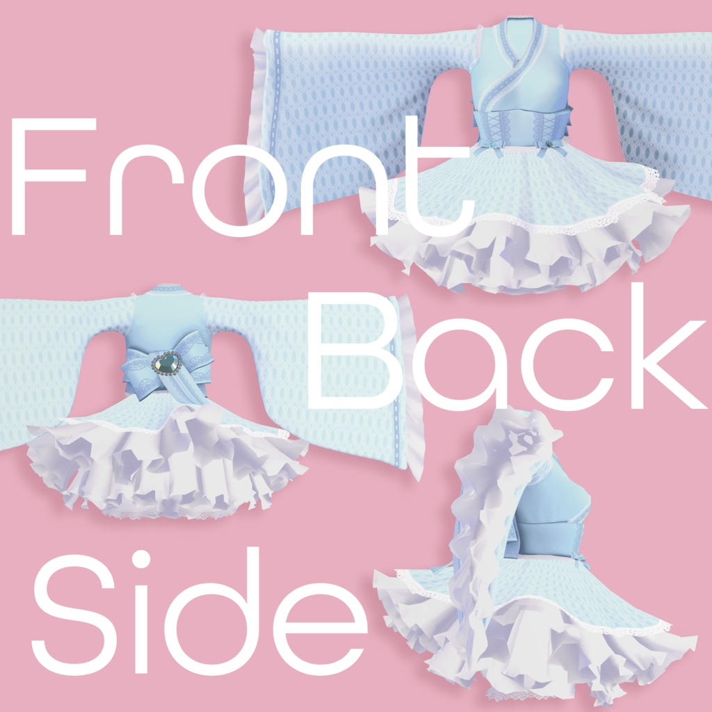 ラスク対応浴衣♡Eccentric yukata(旧こまどアバター対応)