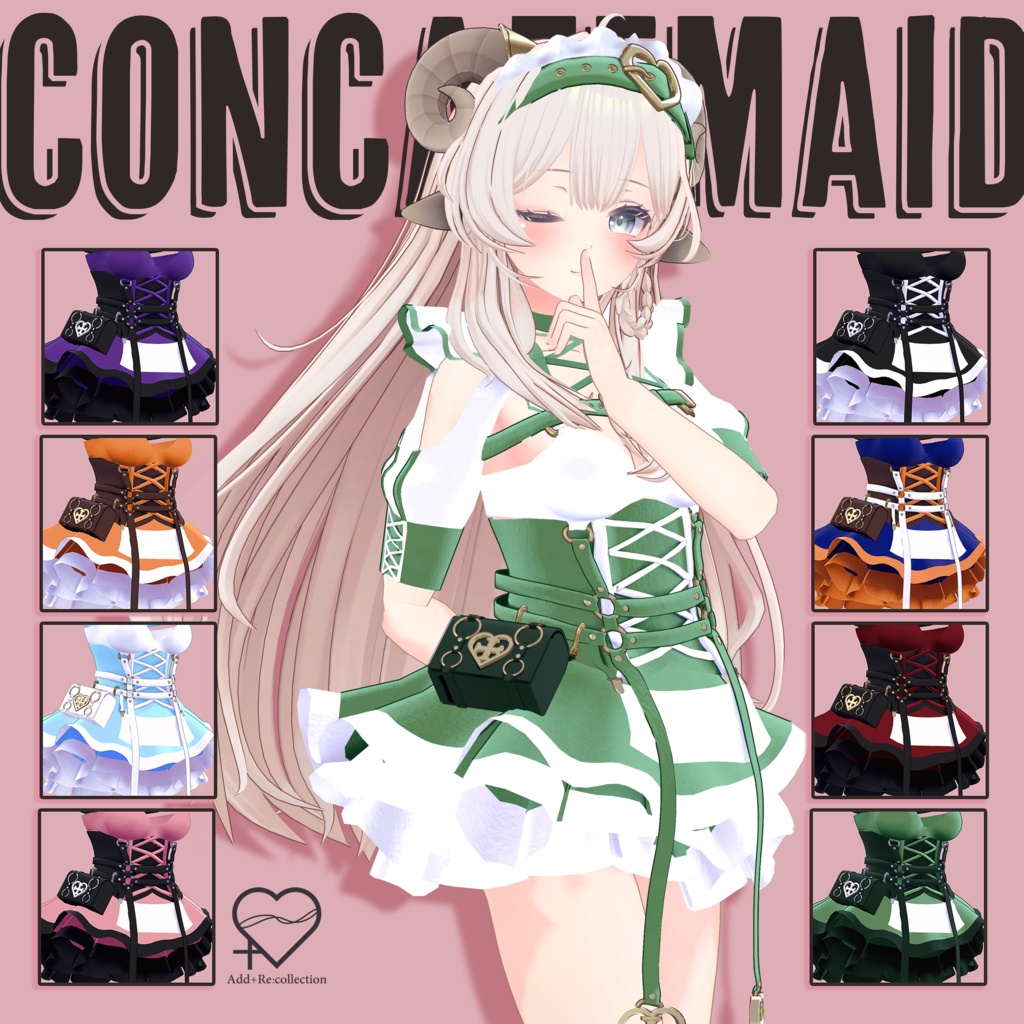 コンカフェ衣装セット/11アバター対応