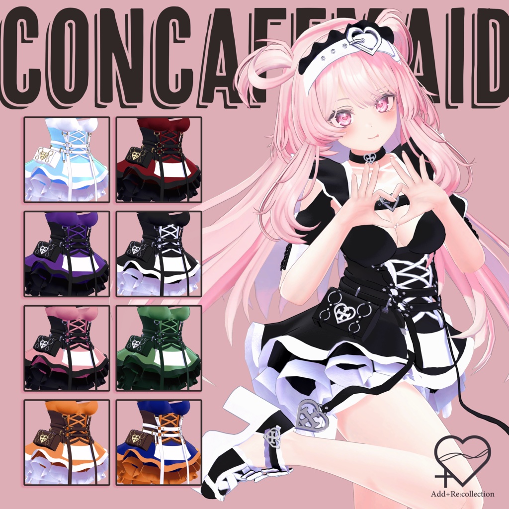 コンカフェ衣装セット/11アバター対応