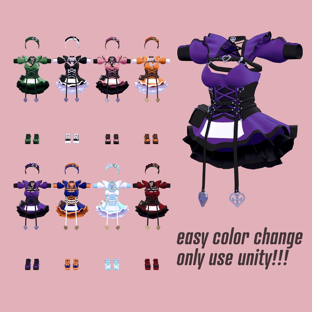 シエル対応♡コンカフェ衣装セット