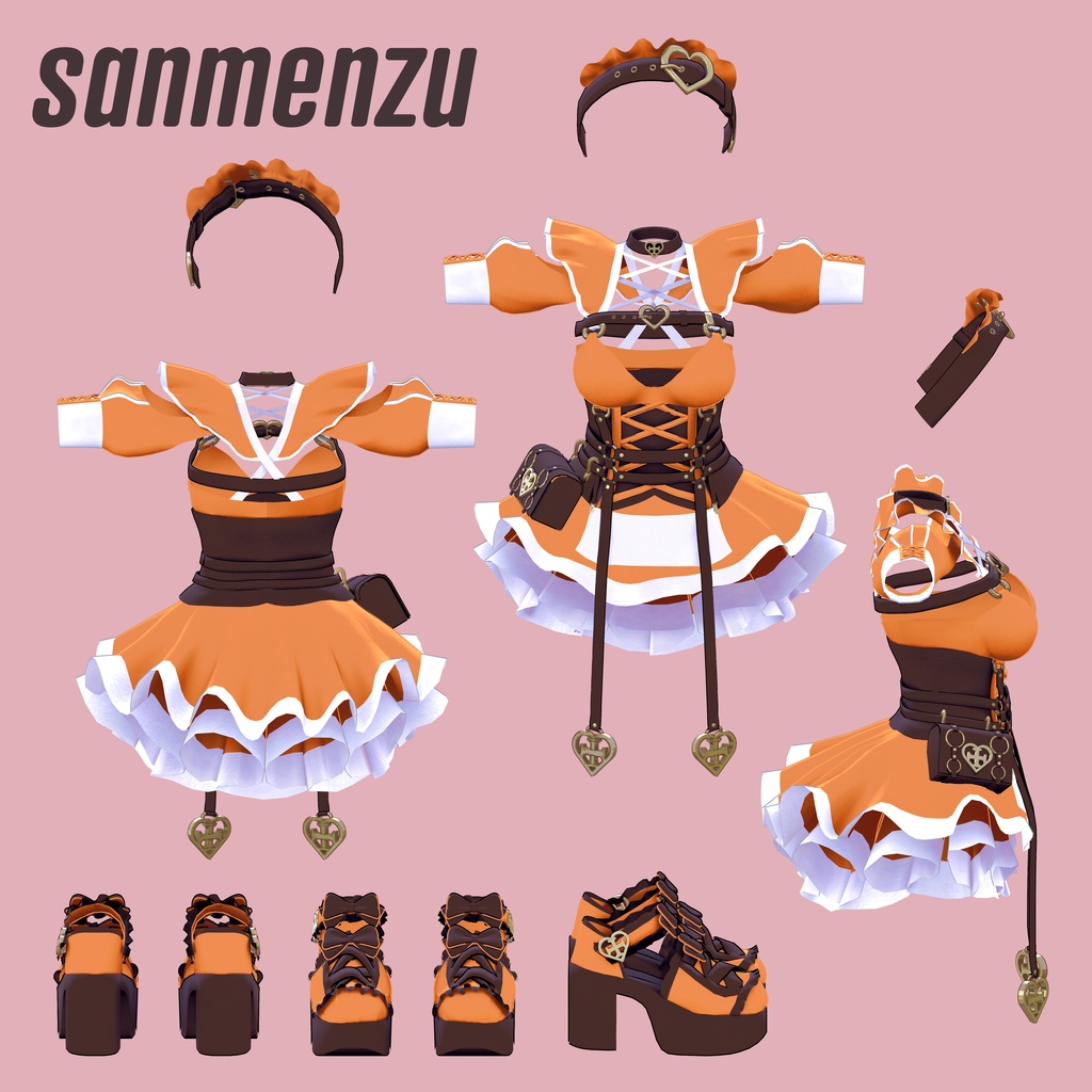 桔梗対応♡コンカフェ衣装セット