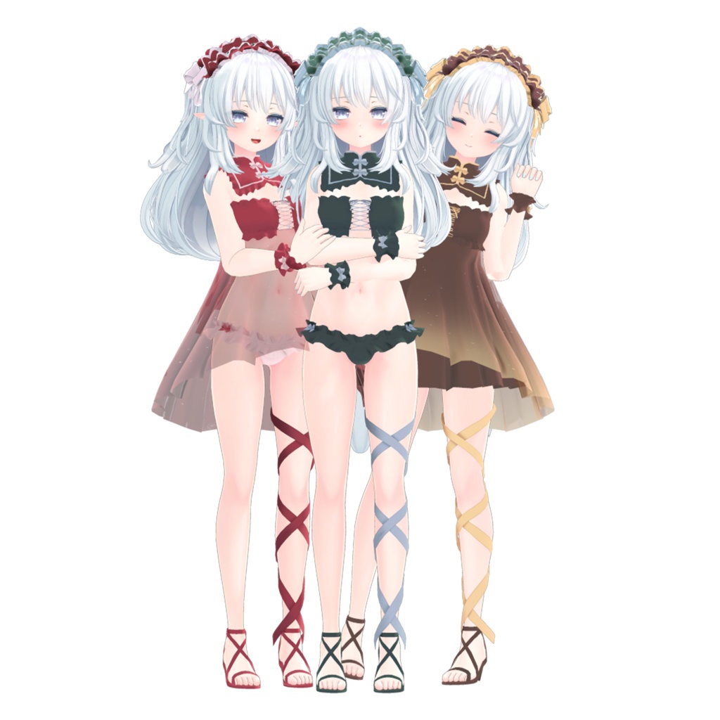 こまどアバター(旧) 対応コーデ一式♡chAngel dress