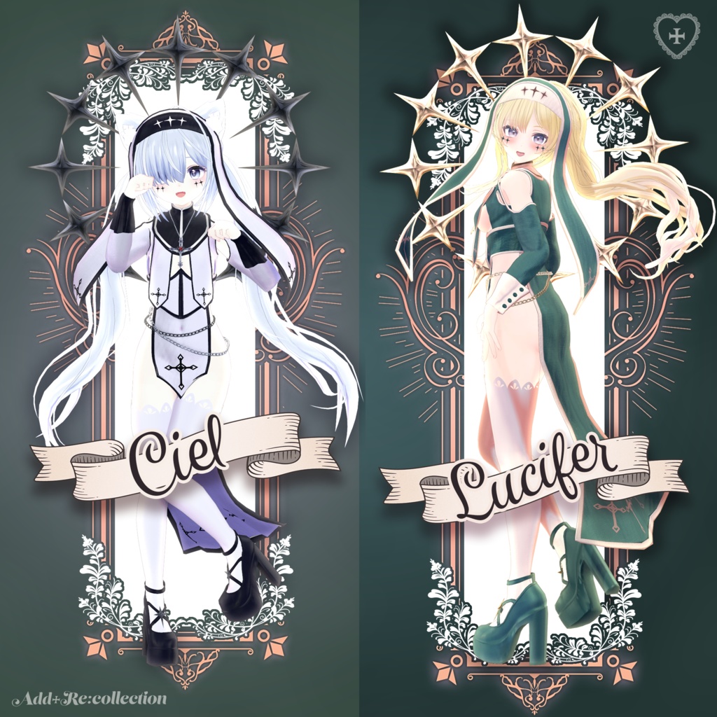 25アバター対応シスター風衣装 - Revealing Sister