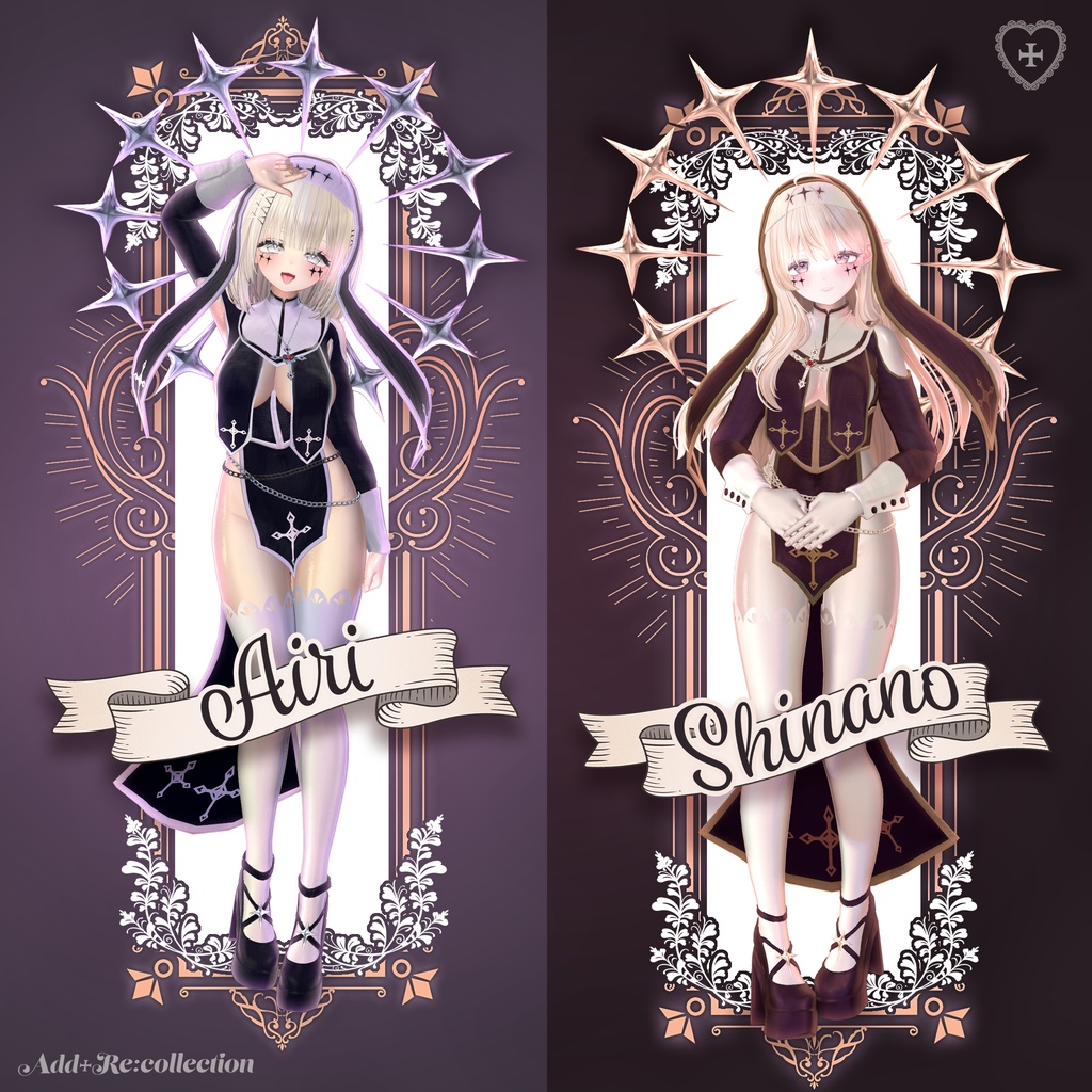 25アバター対応シスター風衣装 - Revealing Sister