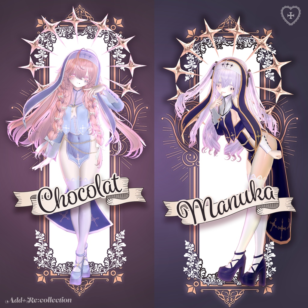 25アバター対応シスター風衣装 - Revealing Sister