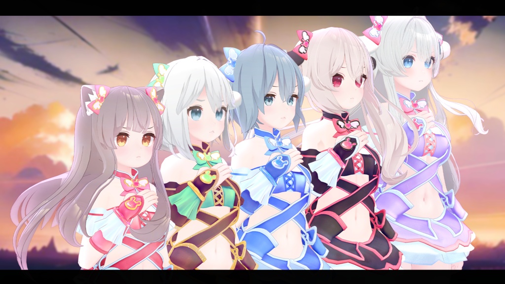 20アバター対応 仮想魔法少女♡べあばについんず sideばに~