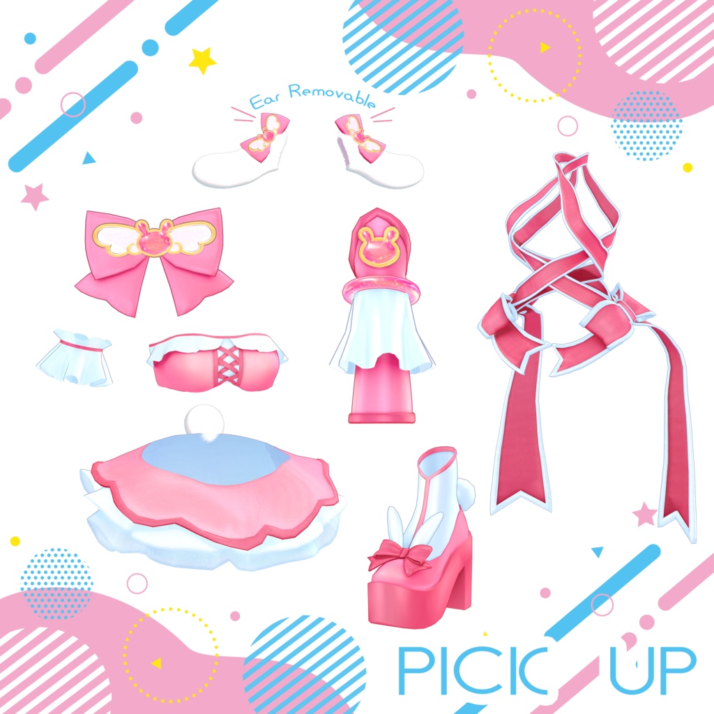 20アバター対応 仮想魔法少女♡べあばについんず sideばに~