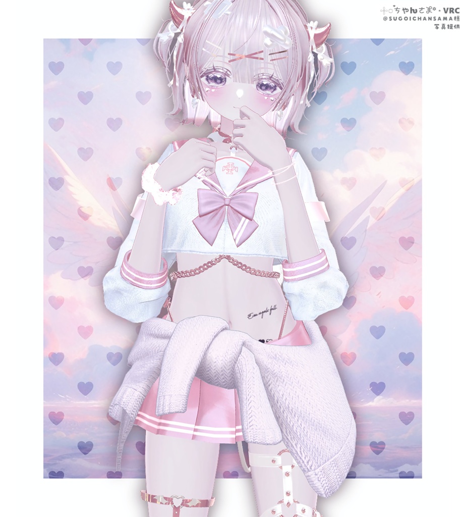 🩶🖤 32アバター対応 / 小悪魔セーラー 🖤🩶