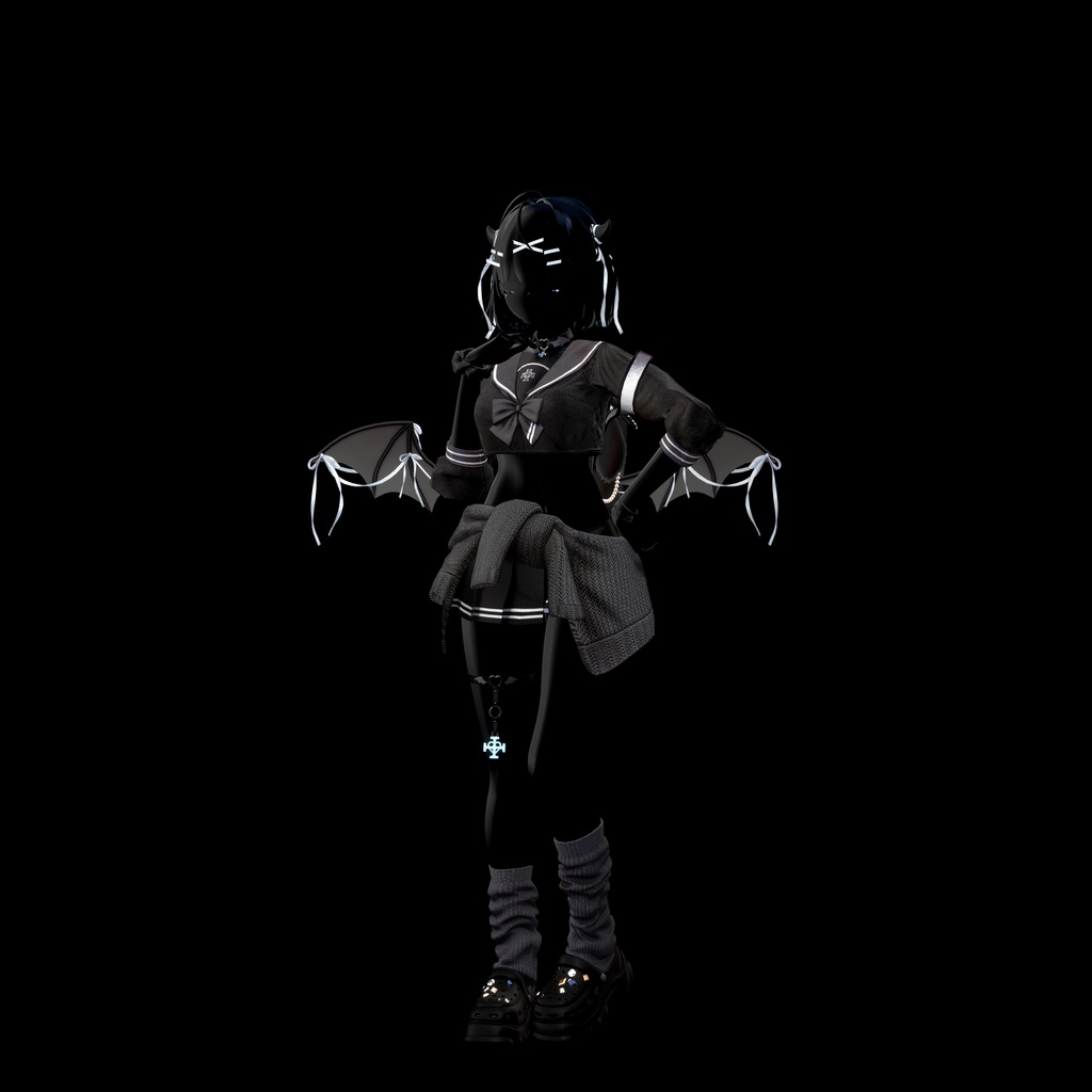 🩶🖤 32アバター対応 / 小悪魔セーラー 🖤🩶