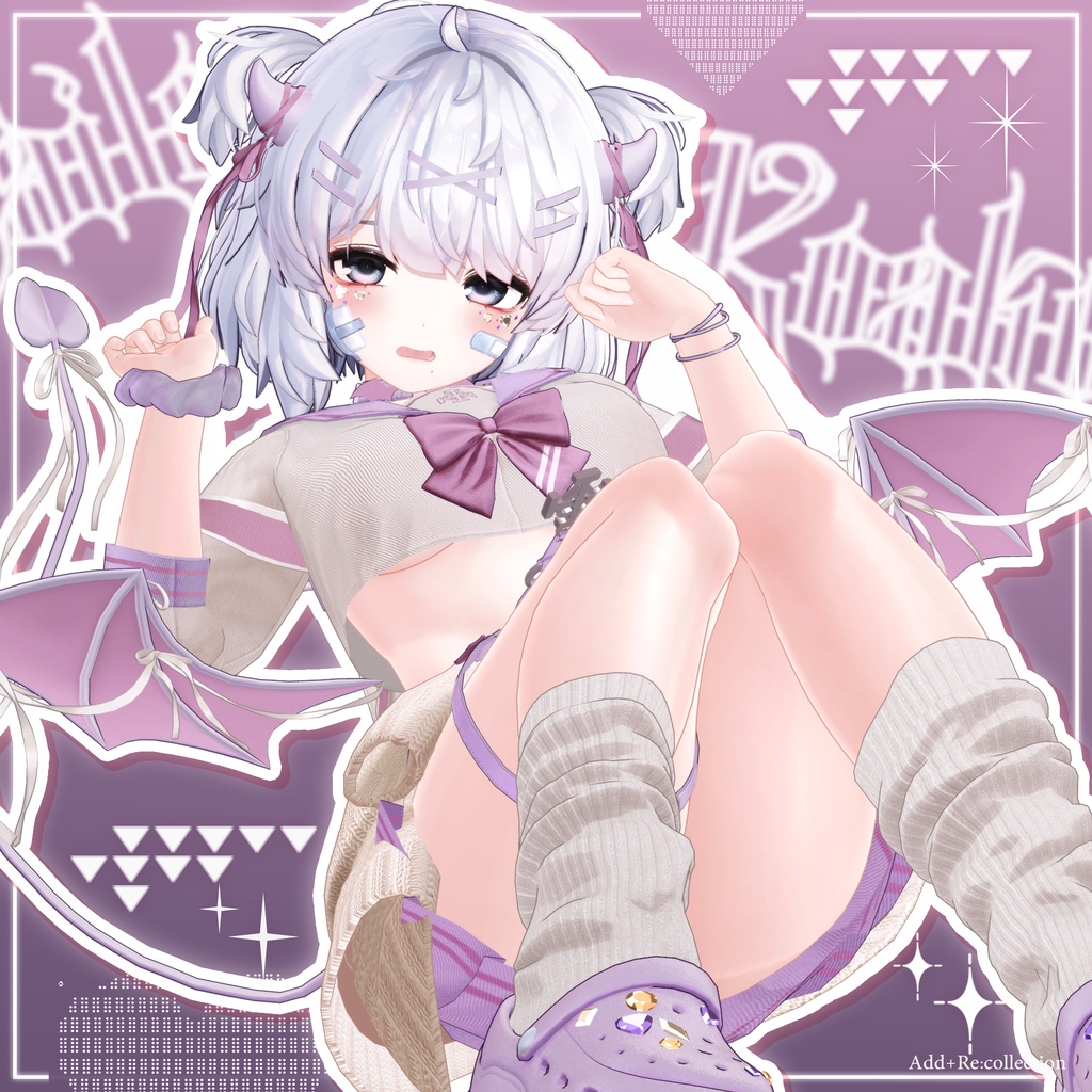 🩶🖤 小悪魔セーラー / 35アバター対応 🖤🩶