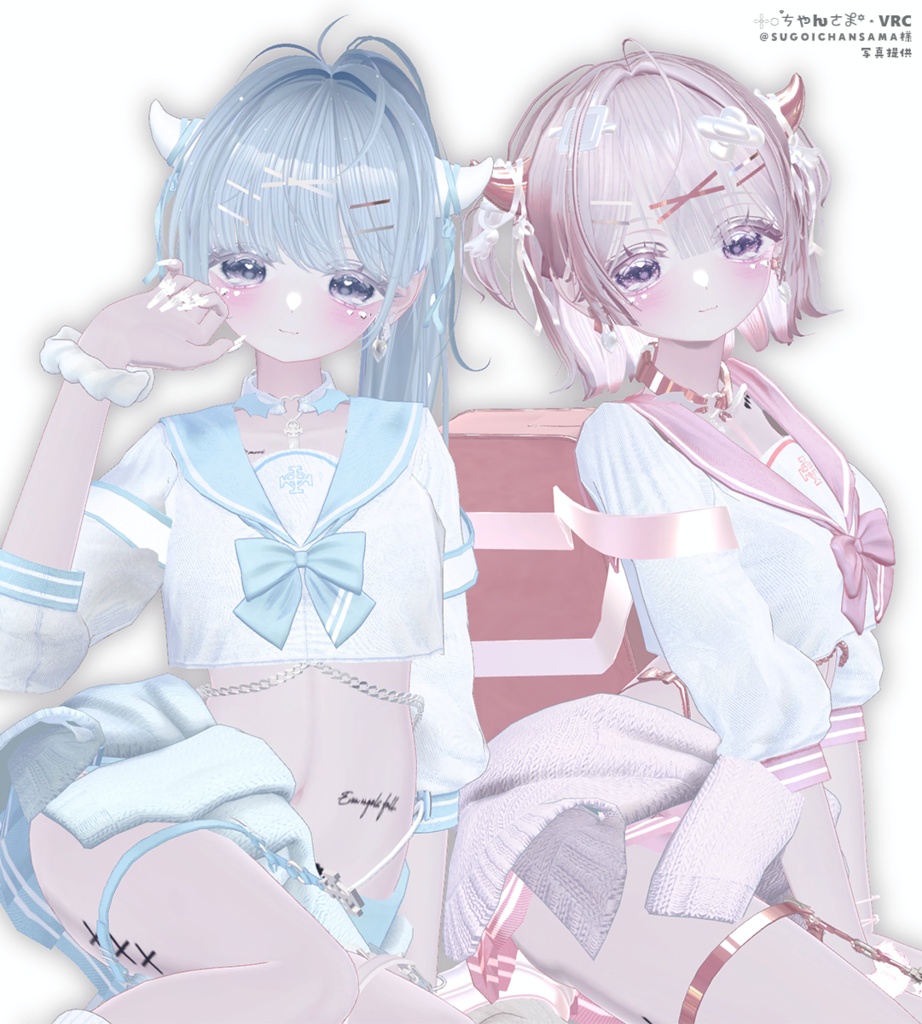 🩶🖤 32アバター対応 / 小悪魔セーラー 🖤🩶