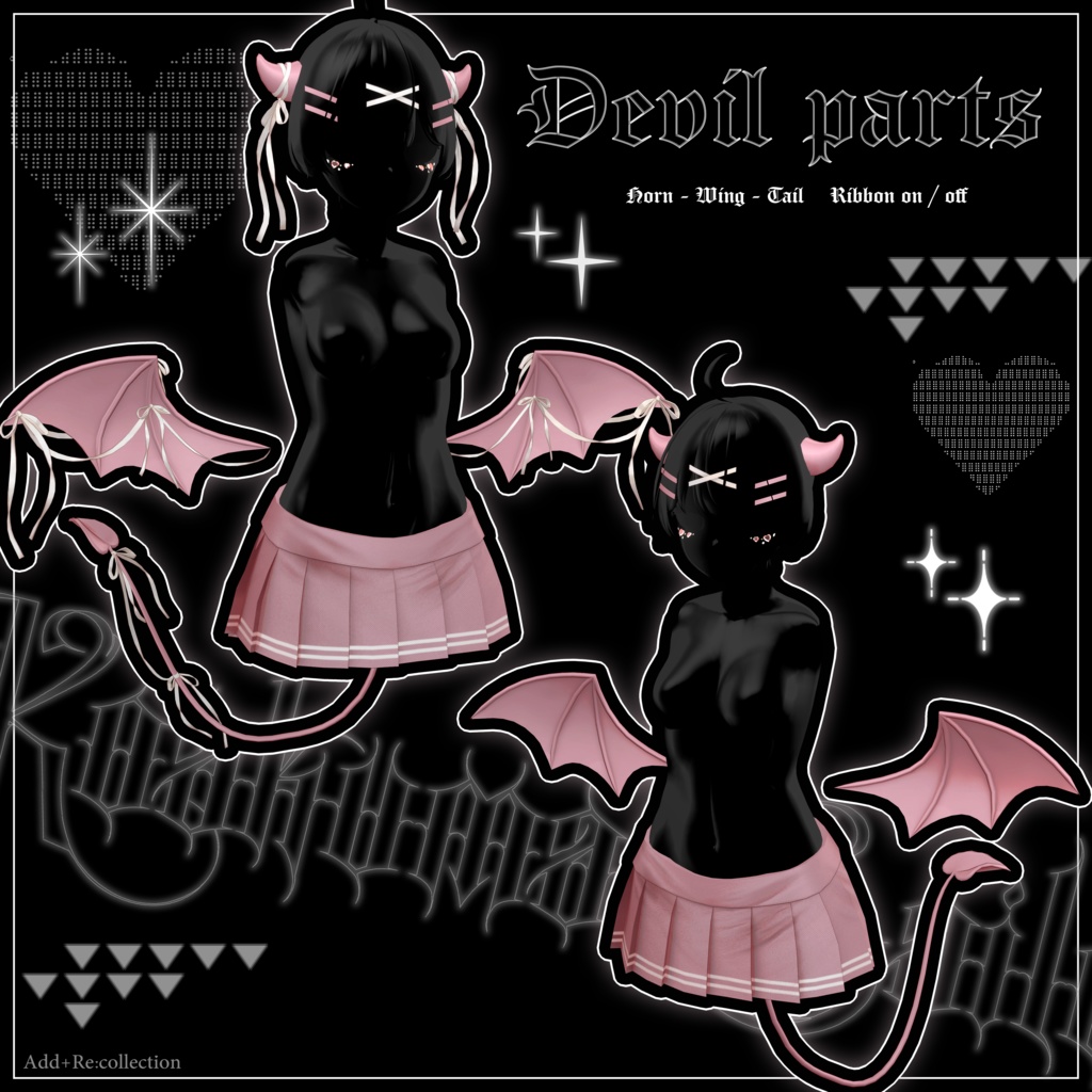 🩶🖤 32アバター対応 / 小悪魔セーラー 🖤🩶