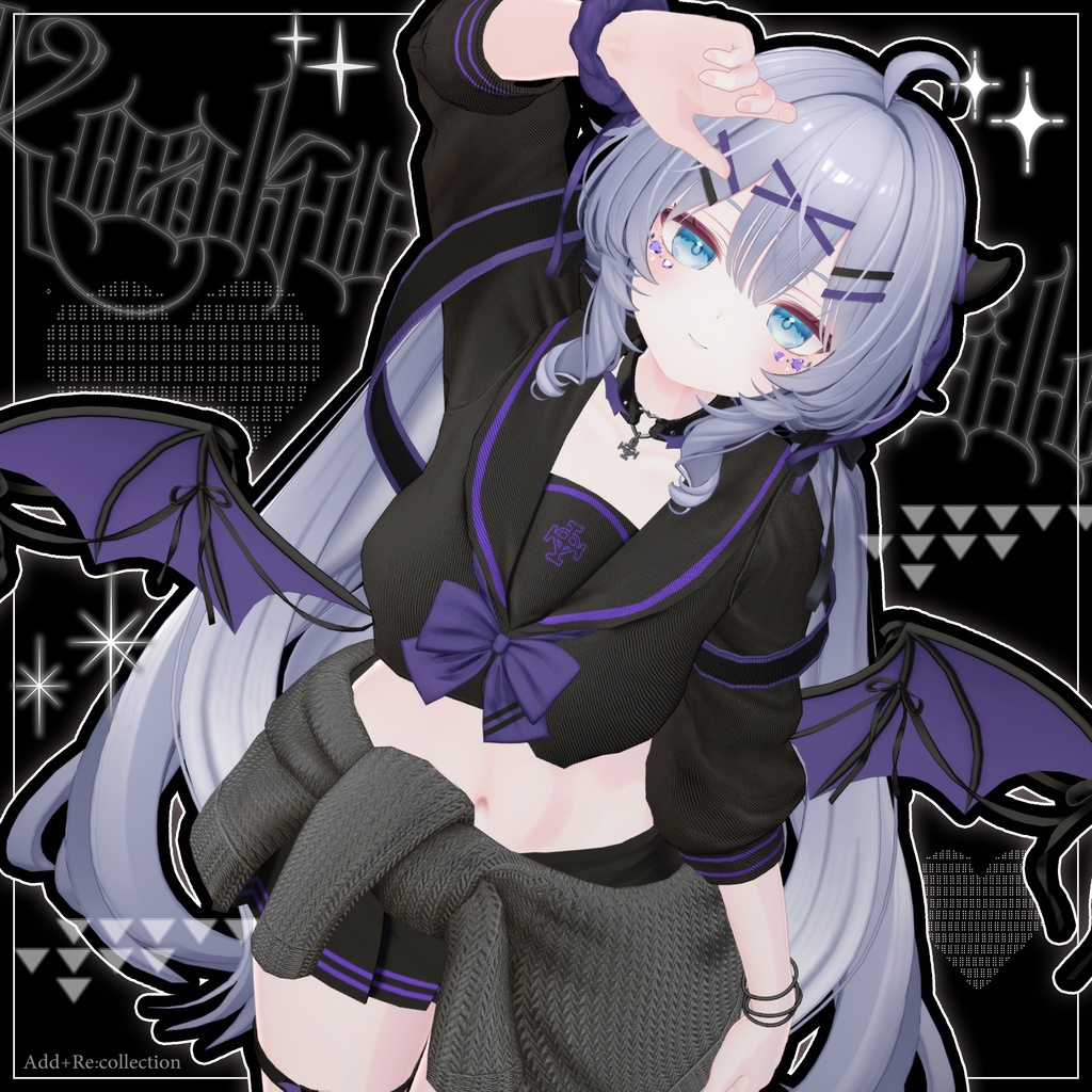 🩶🖤 小悪魔セーラー / 33アバター対応 🖤🩶