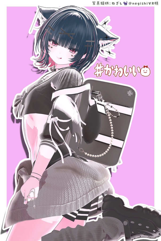 🩶🖤 32アバター対応 / 小悪魔セーラー 🖤🩶