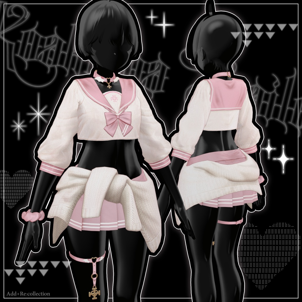 🩶🖤 32アバター対応 / 小悪魔セーラー 🖤🩶