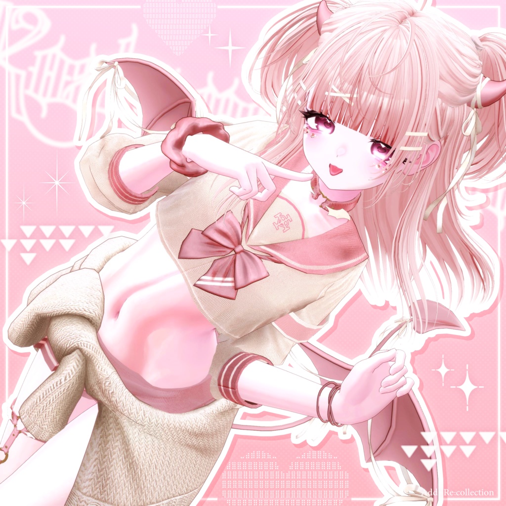 🩶🖤 32アバター対応 / 小悪魔セーラー 🖤🩶