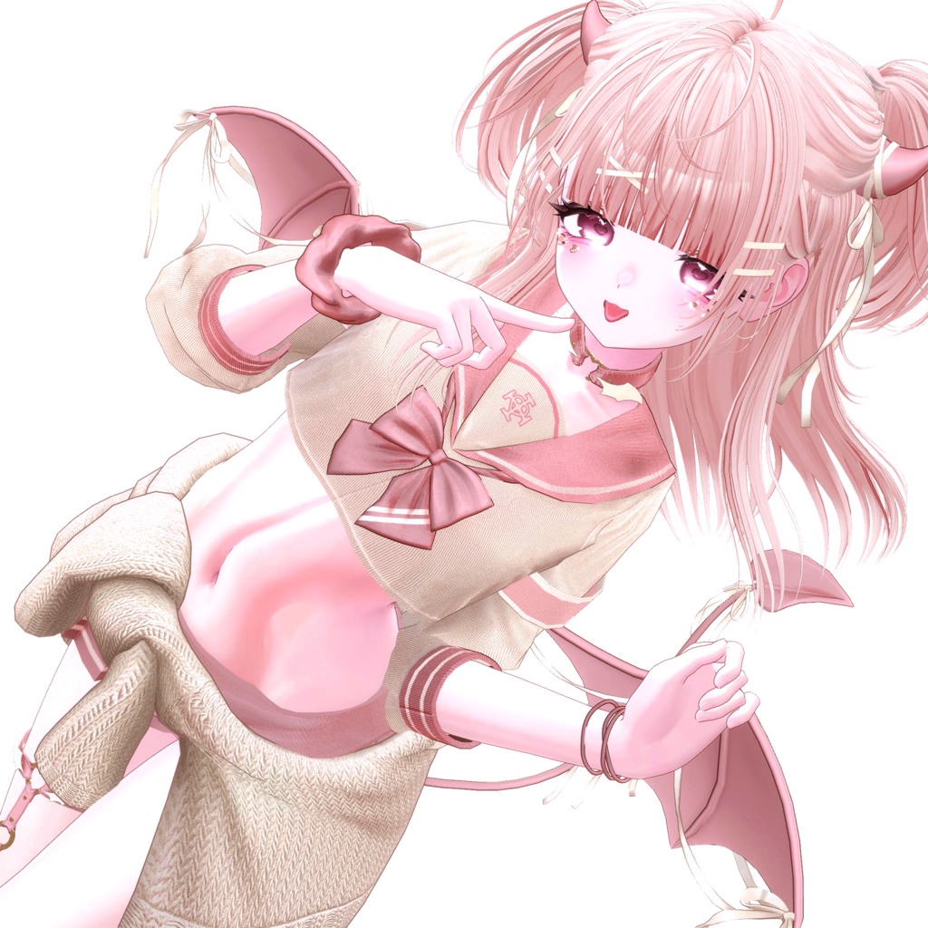 🩶🖤 32アバター対応 / 小悪魔セーラー 🖤🩶