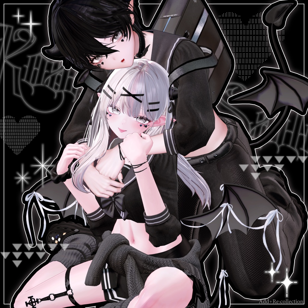 🩶🖤 32アバター対応 / 小悪魔セーラー 🖤🩶