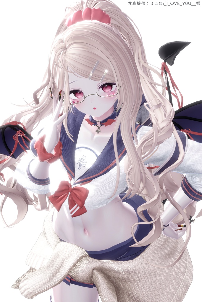 🩶🖤 32アバター対応 / 小悪魔セーラー 🖤🩶