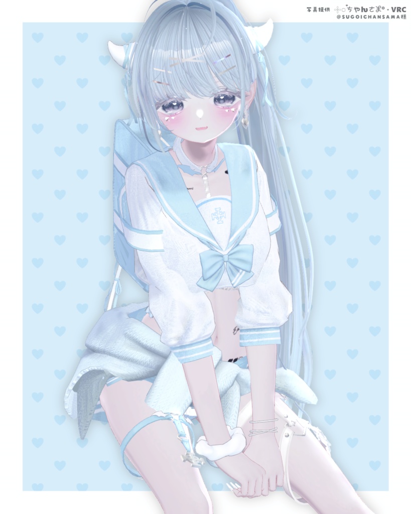 🩶🖤 31アバター対応 / 小悪魔セーラー 🖤🩶 - Add+Re