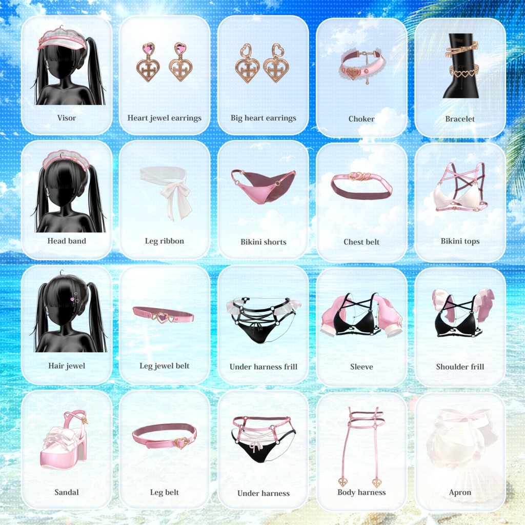 【Xにて🎁企画中】✨👙CONKAFE BIKINI👙✨/15アバター対応