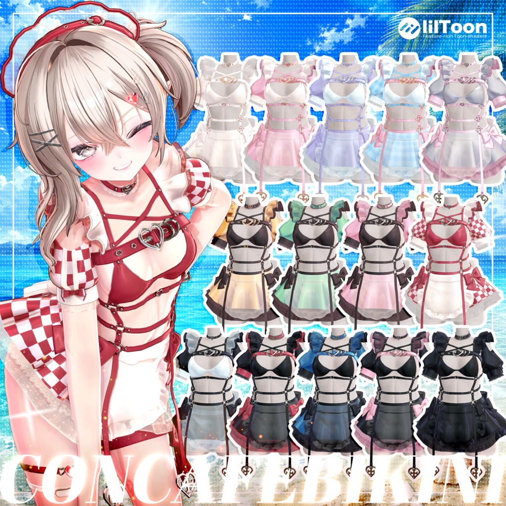 【Xにて🎁企画中】✨👙CONKAFE BIKINI👙✨/15アバター対応