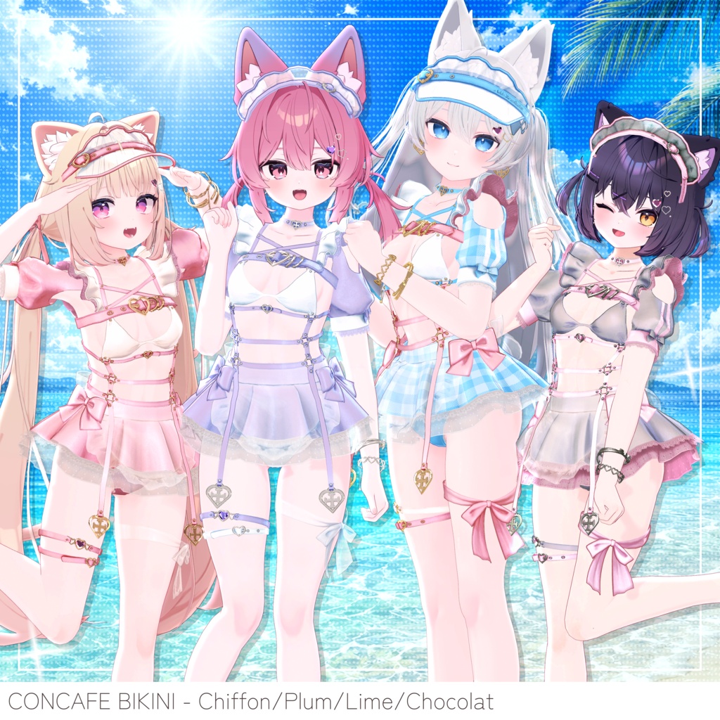 【Xにて🎁企画中】✨👙CONKAFE BIKINI👙✨/15アバター対応