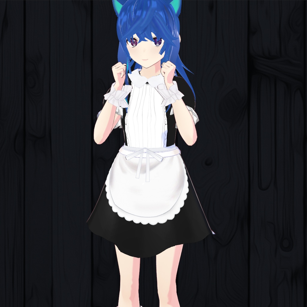 Maid Dress Kit Vroid [VRoid用カスタムアイテム メイドドレスキット] Custom Item