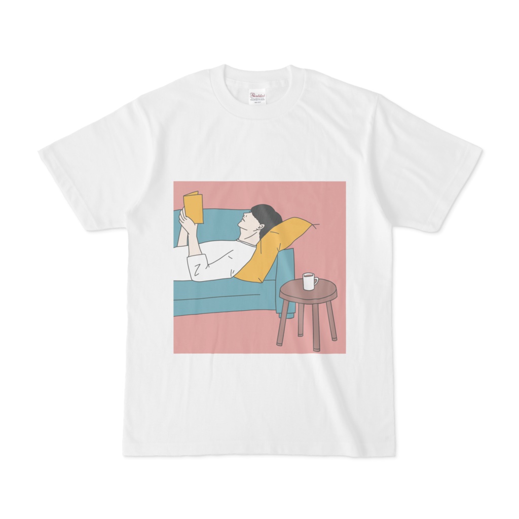 紅茶とあなたの匂いTシャツ(ピンク)