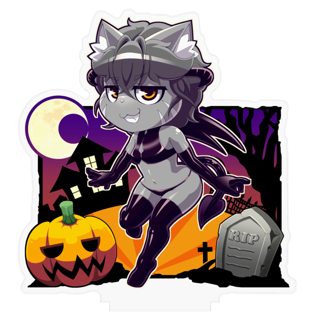 サキュバス燈真くんアクリルフィギュア(2023ハロウィン)