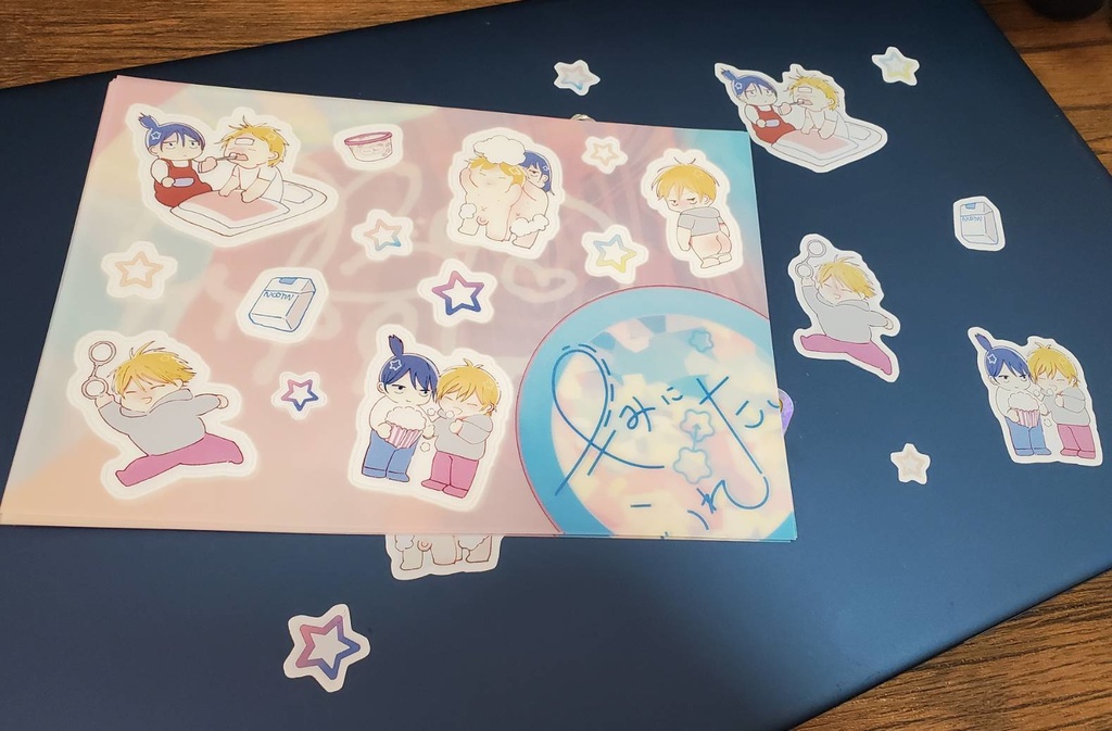 ふたりのDAILYシール