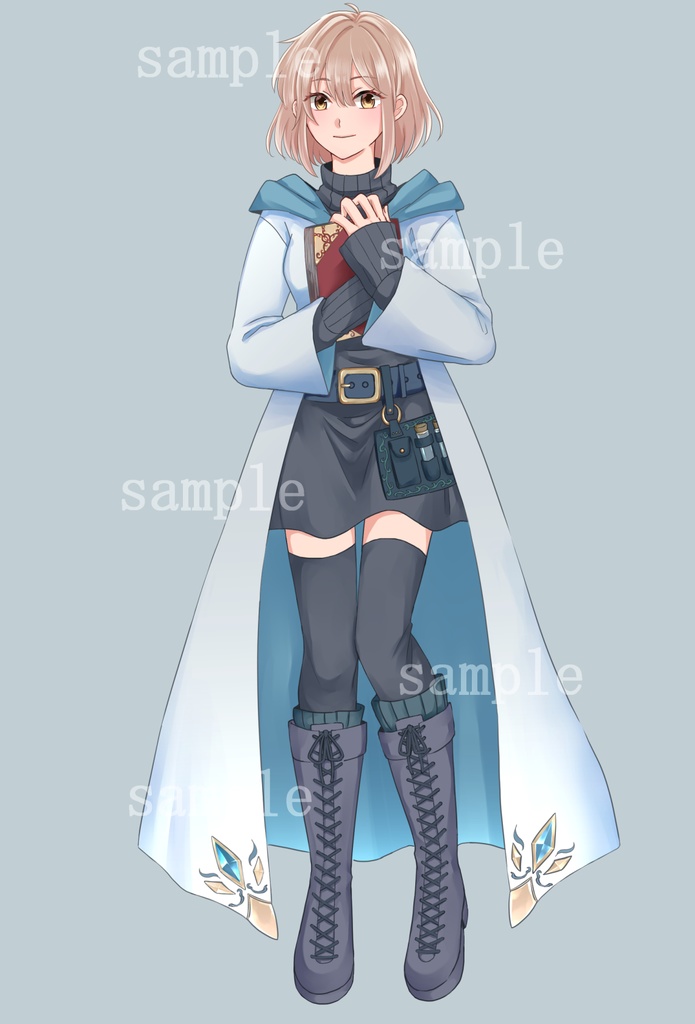 【立ち絵】錬金術師・魔法使い・女性【01】