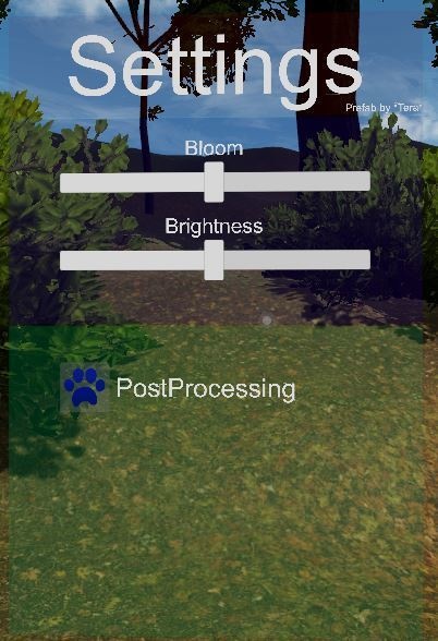 VRChat World Settings Pannel
